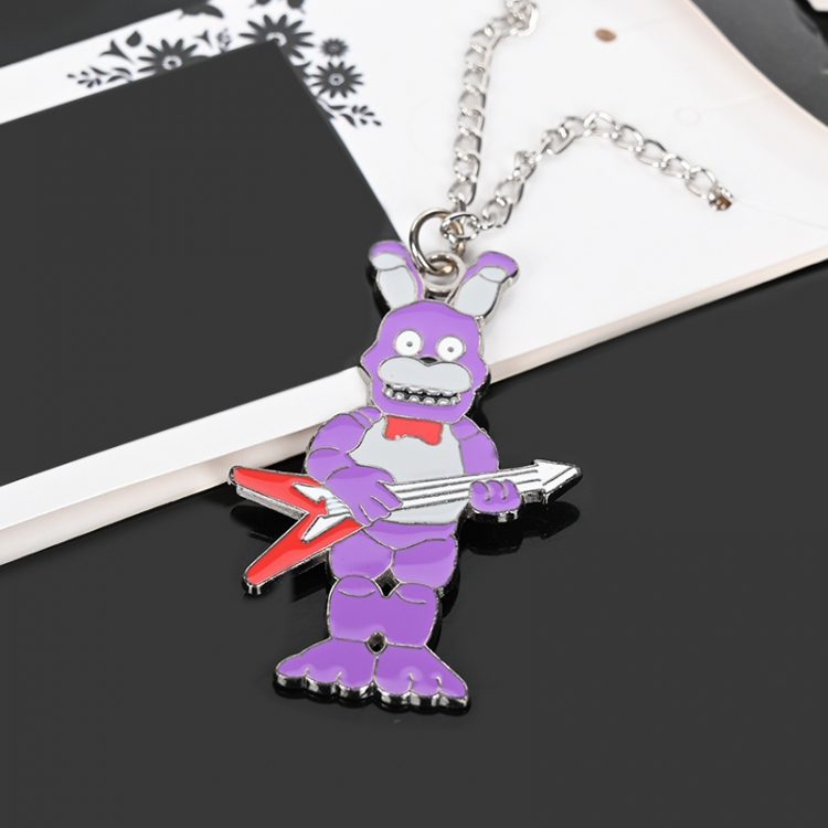 Necklace Five Nights at Freddys Purple necklace pendant