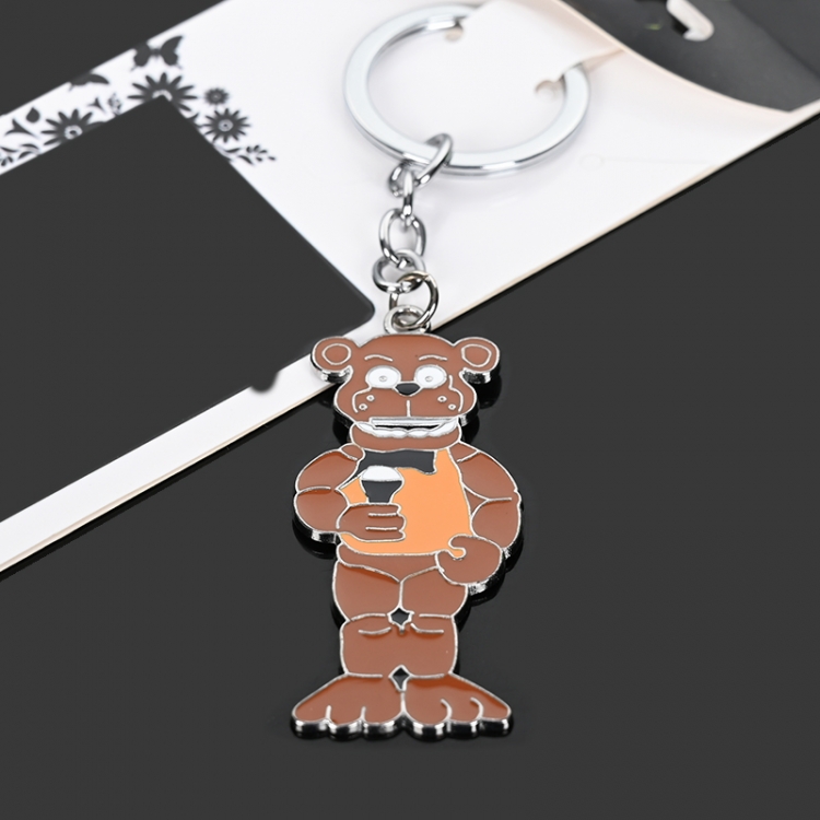 Five Nights at Freddys Brown Keychain pendant gift price for 5 pcs