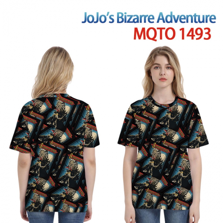 JoJos Bizarre Adventure Full color printing flower short sleeve T-shirt 2XS-4XL, 9 sizes MQTO-1493