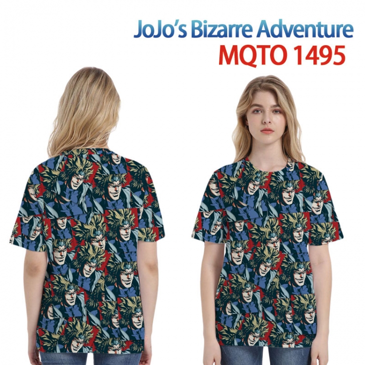 JoJos Bizarre Adventure Full color printing flower short sleeve T-shirt 2XS-4XL, 9 sizes MQTO-1495