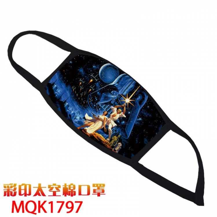 Masks Star Wars Color printing Space cotton Masks price for 5 pcs MQK-1797