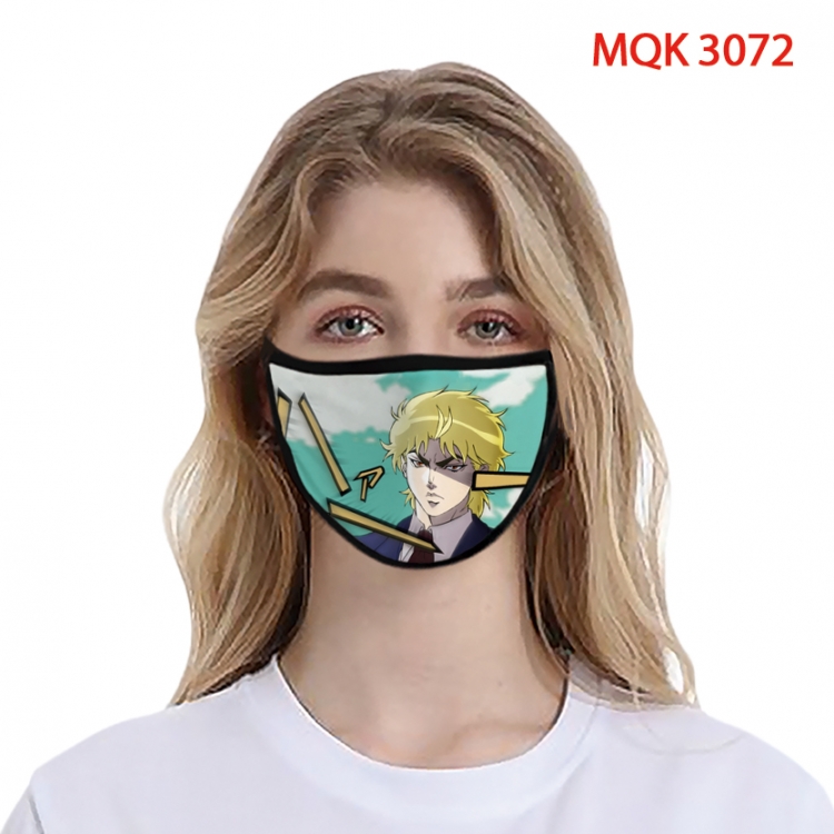 JoJos Bizarre Adventure Color printing Space cotton Masks price for 5 pcs  MQK-3072