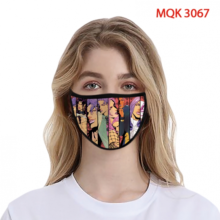 JoJos Bizarre Adventure Color printing Space cotton Masks price for 5 pcs  MQK-3067