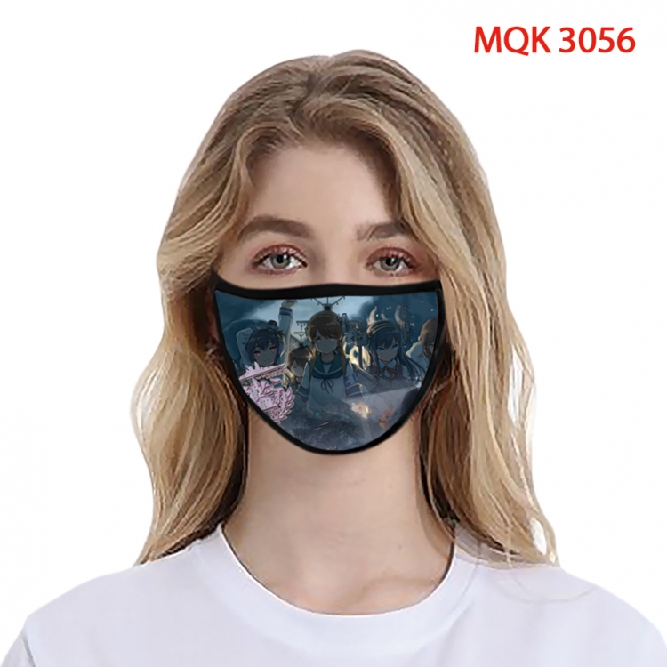 Kantai Collection Color printing Space cotton Masks price for 5 pcs MQK3056