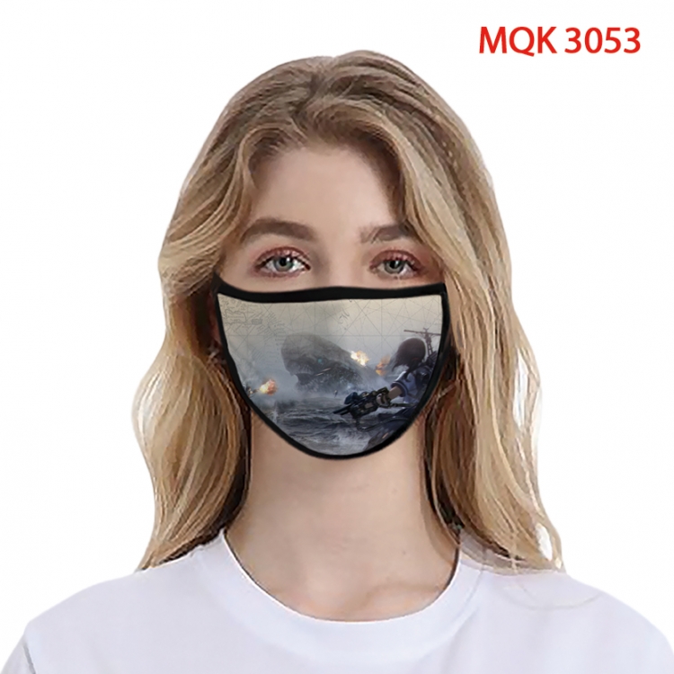 Kantai Collection Color printing Space cotton Masks price for 5 pcs MQK3053