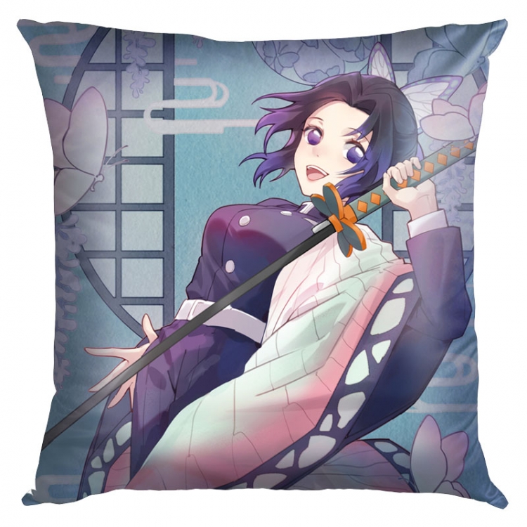 Demon Slayer Kimets Anime Double-sided full color pillow cushion 45X45CM  G4-279 NO FILLING