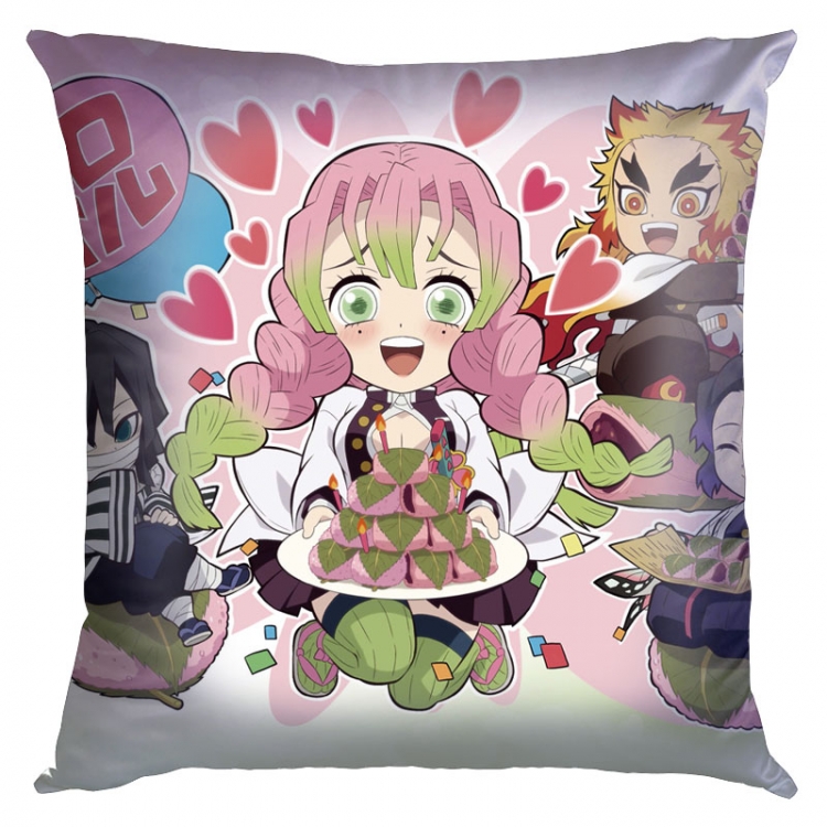 Demon Slayer Kimets Anime Double-sided full color pillow cushion 45X45CM G4-258 NO FILLING