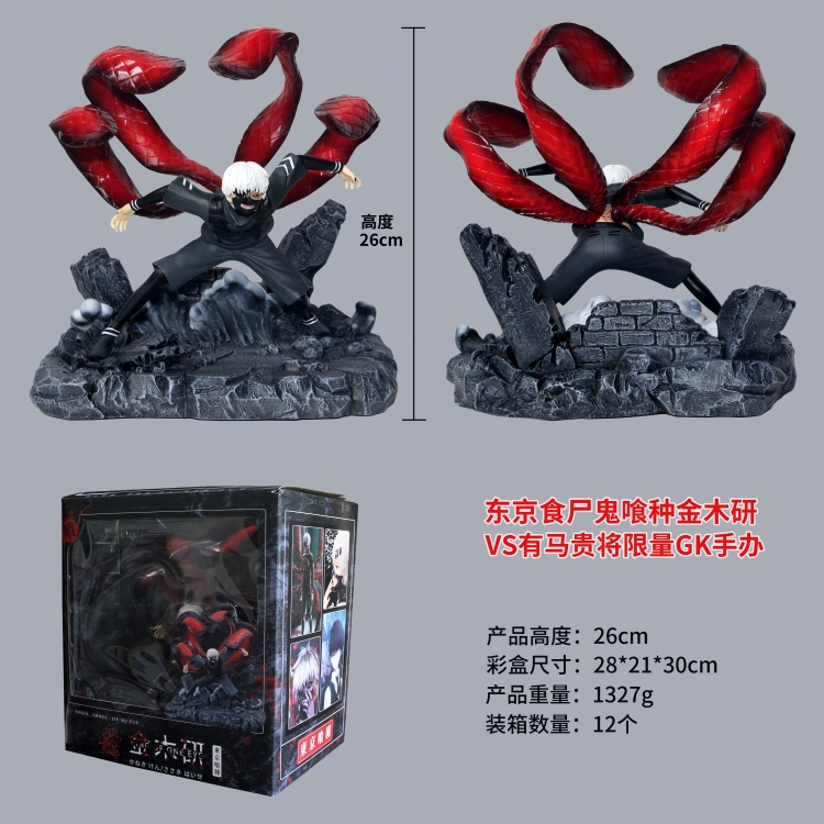 Tokyo Ghoul Android Boxed Figure Decoration Model 26CM  1.327KG