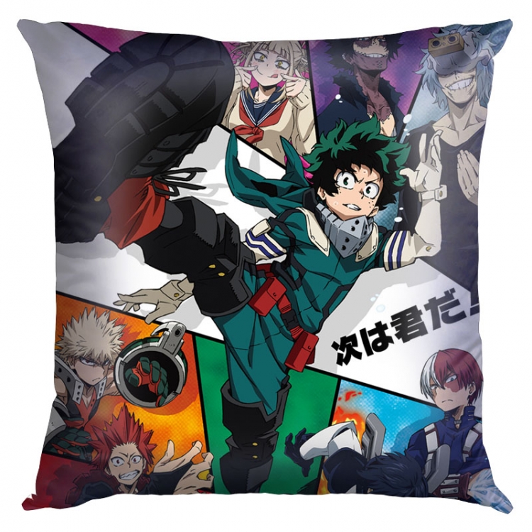 My Hero Academia Anime Double-sided full color pillow cushion 45X45CM  w9-271 NO FILLING