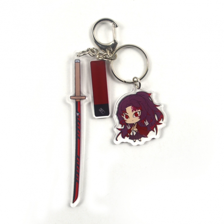 Demon Slayer Kimets keychain pendant ornament 4.6x10CM price for 2 pcs