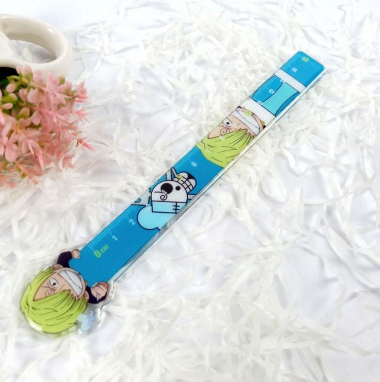 One Piece Blue SANJI Student ruler price for 5 pcs
