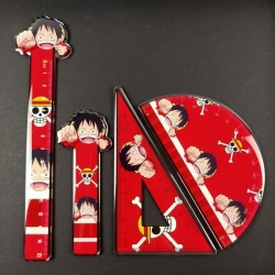 One Piece Student ruler a set ...