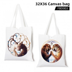 Deer and tiger animals Canvas ...