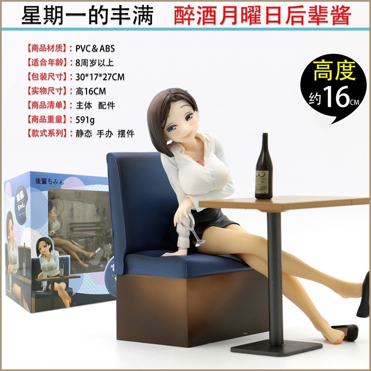 Monday's plump GSC drunkBoxed Figure Decoration Model  16cm