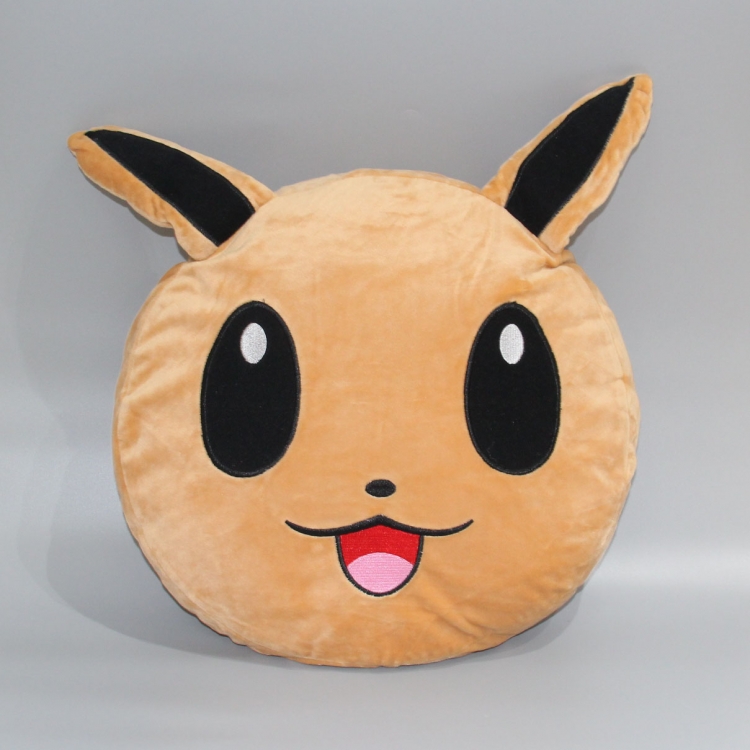 Pokemon Original Ibrahimovic round pillow plush doll 35x30cm 0.405kg