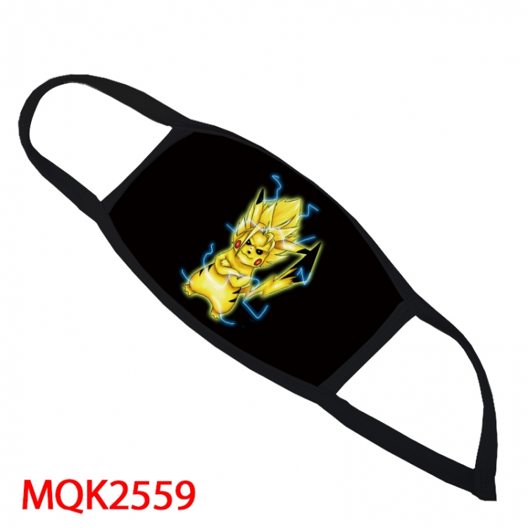 Dragonball and Pikachu  Color printing Space cotton Masks price for 5 pcs MQK2559