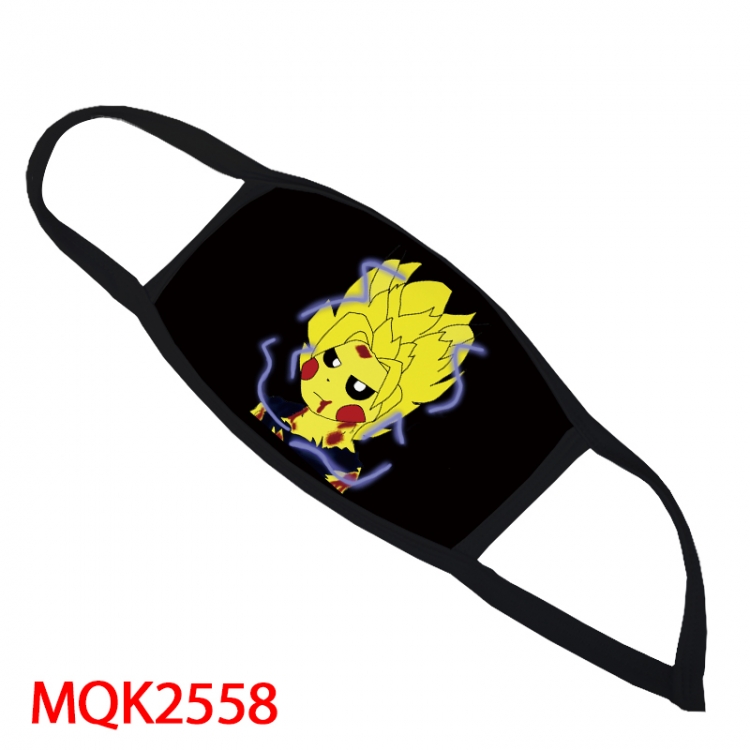 Dragonball and Pikachu  Color printing Space cotton Masks price for 5 pcs MQK2558