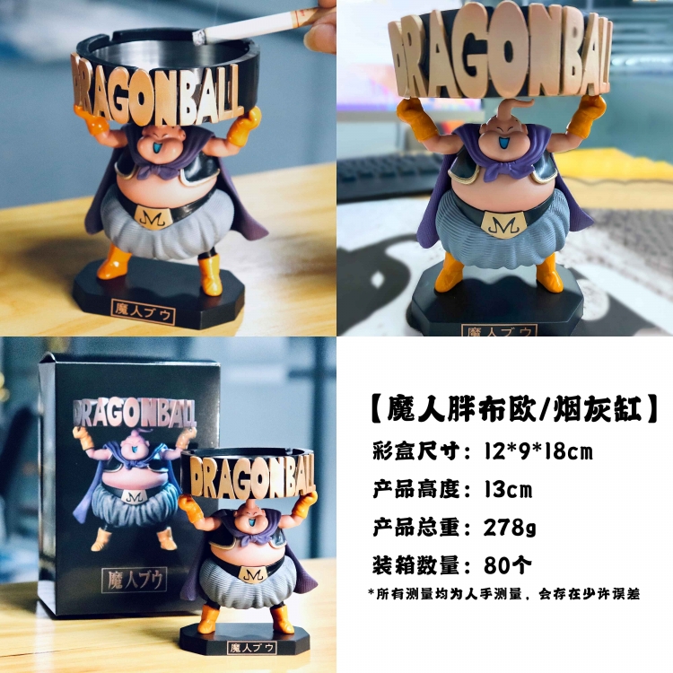 DRAGON Ball Magic Man Pangbuou ashtray Boxed Figure Decoration Model 13CM 0.278KG