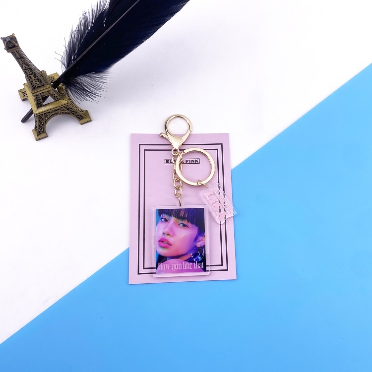 BLACKPINK  lisa  A New album Keychain pendant acrylic price for 5 pcs