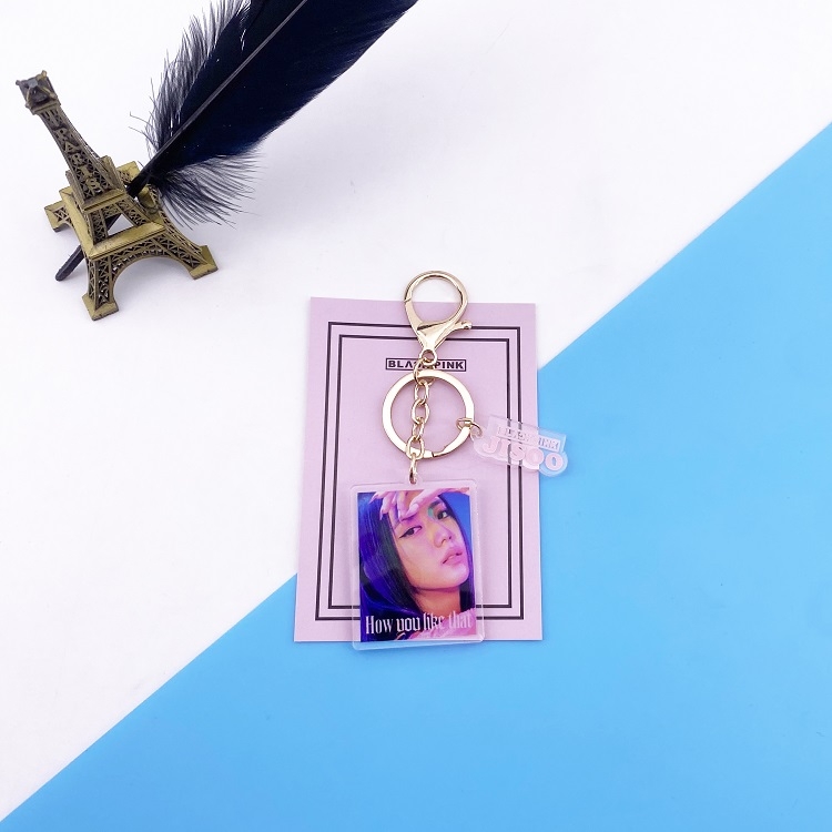BLACKPINK  jisoo A New album Keychain pendant acrylic price for 5 pcs
