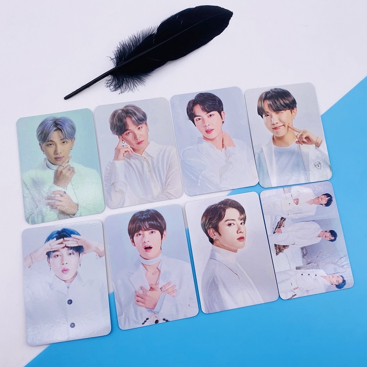 BTS Random card photo 5.4X8.4CM a set of 8 price for 5 sets