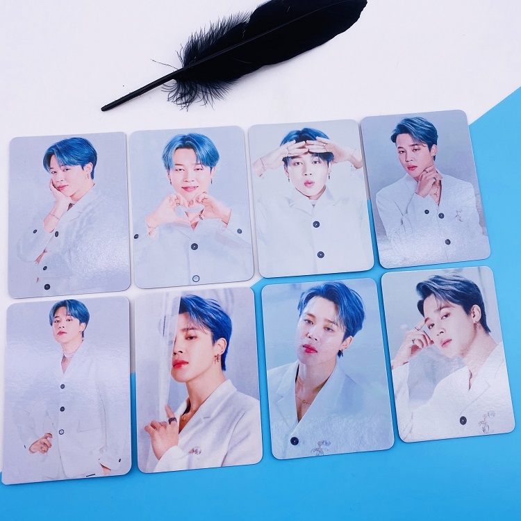 BTS Random card photo 5.4X8.4CM a set of 8 price for 5 sets