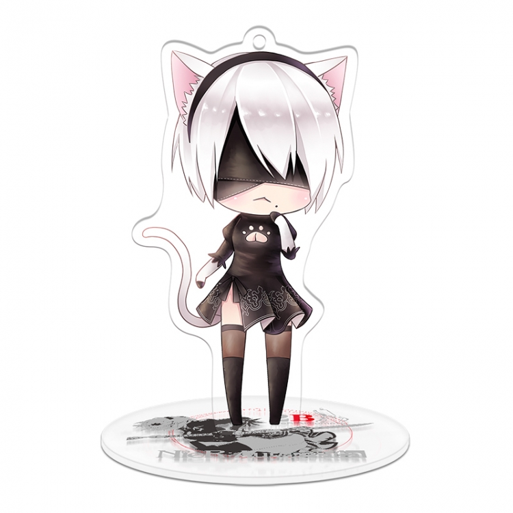 NieR：Automata Q version 2B acrylic Keychain 8cm