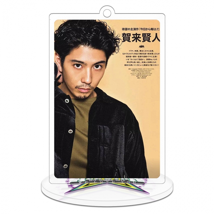 2020 Japanese male stars Stand acrylic Keychain 8cm