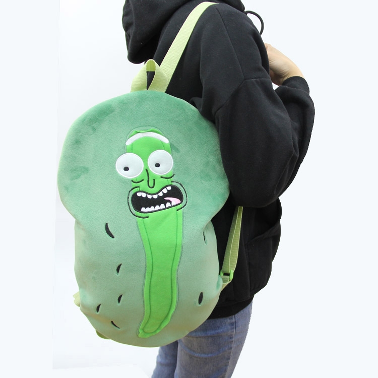 Rick and Morty Plush cartoon satchel bag  38x22cm