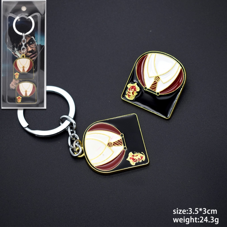 Harry Potter Red brooch + KeyChain 3.5x3cm  Style 2