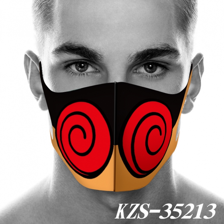 Naruto Anime 3D digital printing masks  price for 5 pcs