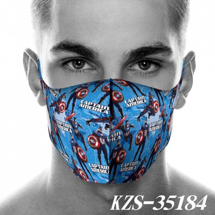 Marvel series 3D digital printing masks price for 5 pcs KZS-35184A