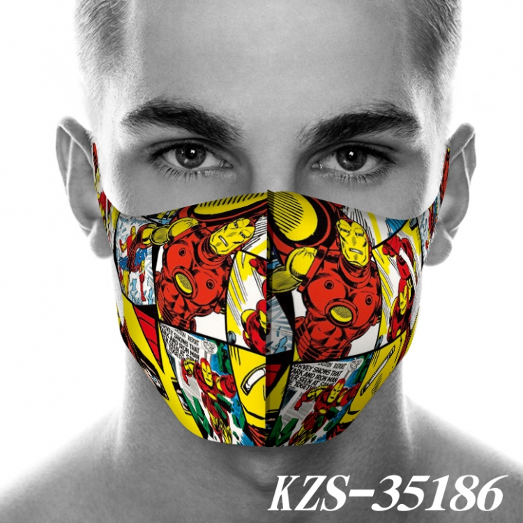 Marvel series 3D digital printing masks price for 5 pcs KZS-35186A
