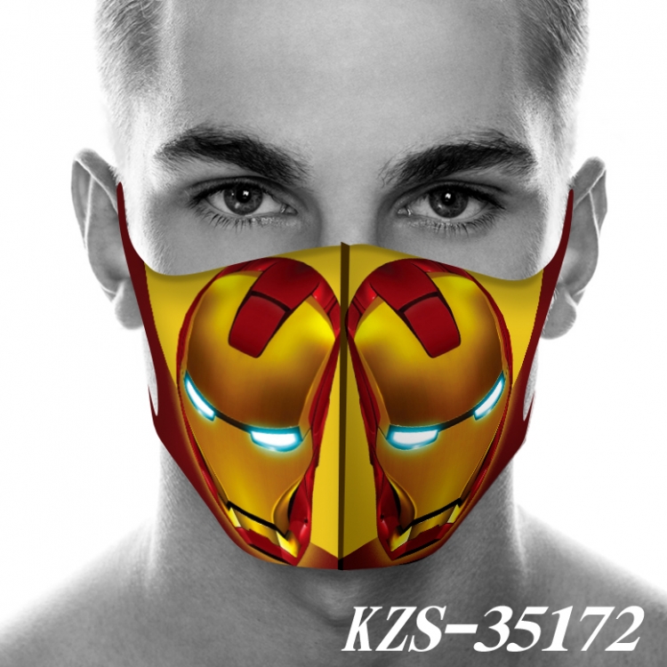 Marvel series 3D digital printing masks price for 5 pcs KZS-35172A