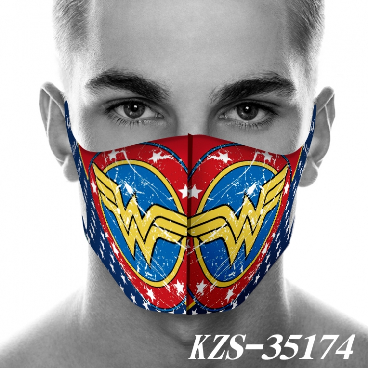 Marvel series 3D digital printing masks price for 5 pcs KZS-35174A