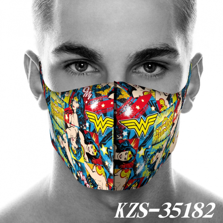 Marvel series 3D digital printing masks price for 5 pcs KZS-35182A