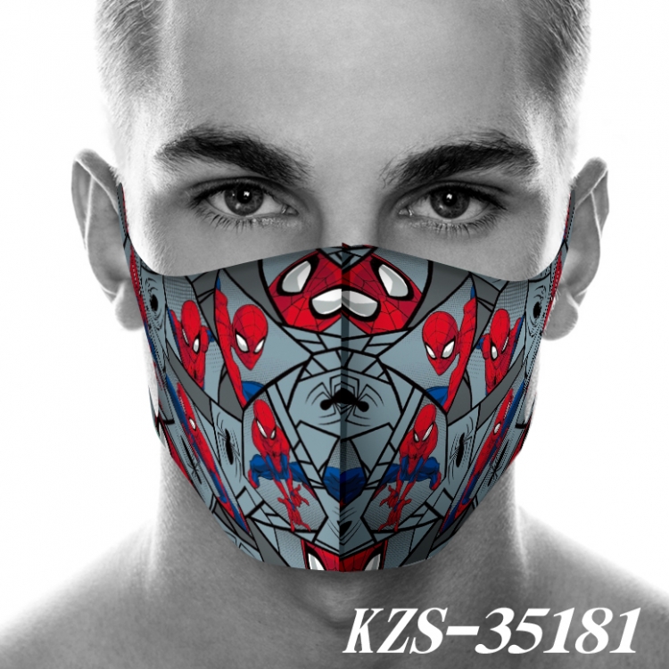 Marvel series 3D digital printing masks price for 5 pcs KZS-35181A
