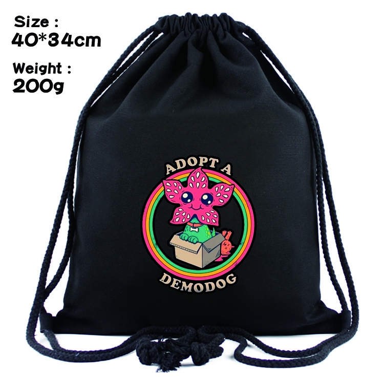 Stranger Things Anime Drawstring Bags Bundle Backpack  40x34cm  style 8