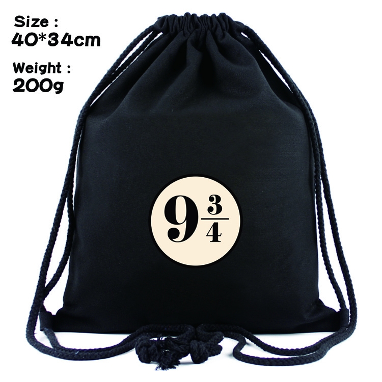 Harry Potter Anime Drawstring Bags Bundle Backpack    style 3