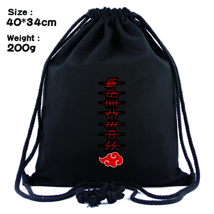 Naruto Anime Drawstring Bags Bundle Backpack    style 1