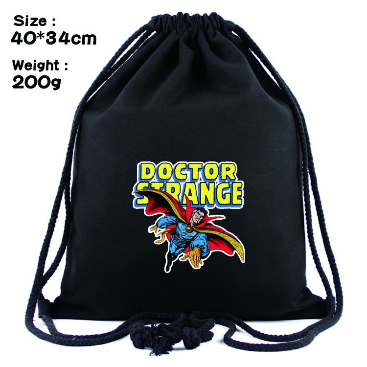 Superhero Doctor Strange Anime Drawstring Bags Bundle Backpack    style 1
