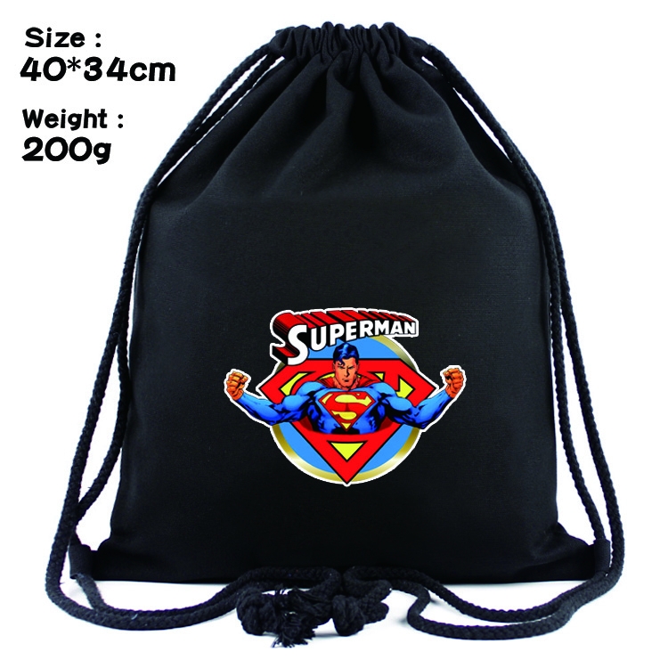 Superhero Superman Anime Drawstring Bags Bundle Backpack    style 1