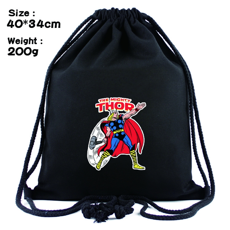 Superhero Thor Anime Drawstring Bags Bundle Backpack    style 1