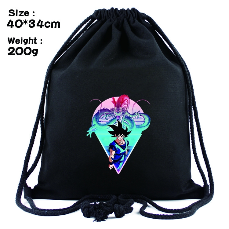 DRAGON BALL Anime Drawstring Bags Bundle Backpack  style 4