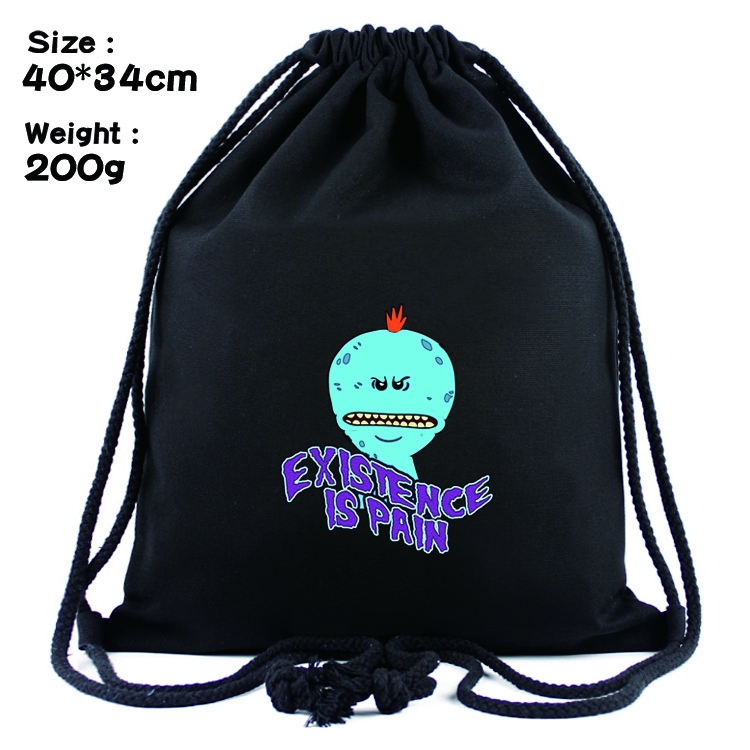 Rick and Morty Anime Drawstring Bags Bundle Backpack  style 14