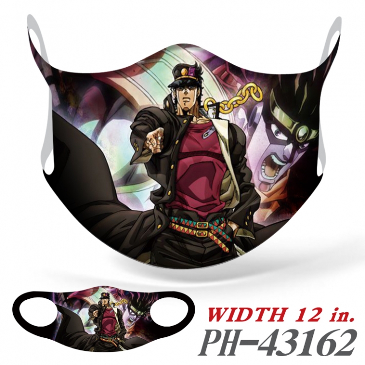 JoJos Bizarre Adventure   Ice silk Cartoon Masks  price for 5 pcs