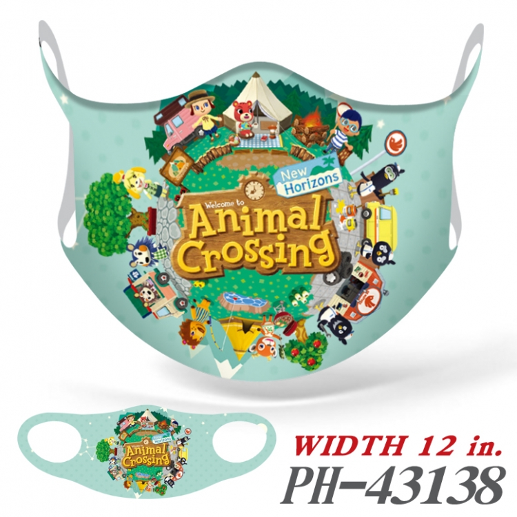 Animal Crossing Ice silk Cartoon Masks  price for 5 pcs