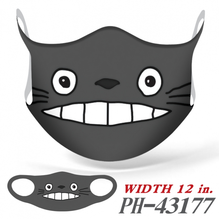 TOTORO  Miyazaki Hayao  Ice silk Cartoon Masks  price for 5 pcs