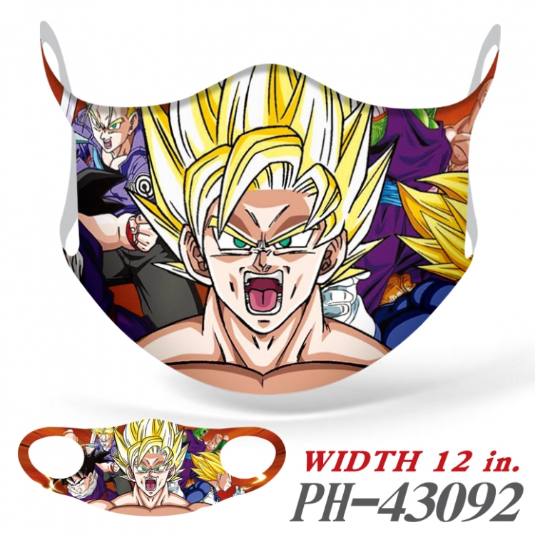 DRAGON BALL Anime Ice silk  seamless Mask   price for 5 pcs