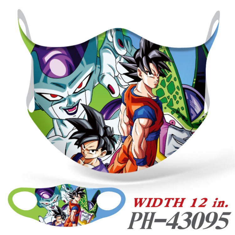 DRAGON BALL Anime Ice silk  seamless Mask   price for 5 pcs